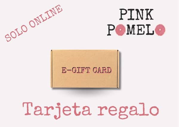 tarjeta regalo solo para uso en web www.pinkpomelo.es